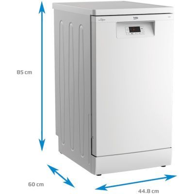 Masina de spalat vase FS Beko slim 10 seturi 5 programe clasa E motor pro BDFS15020W