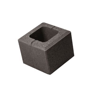 Element gard Petra Robusto 20x20x16 cm, negru