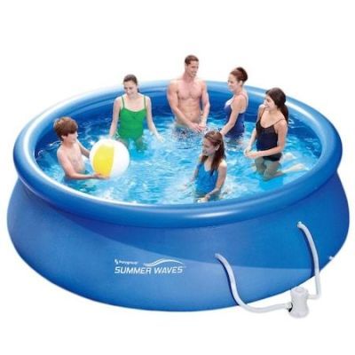 Piscina Instant "Summer Waves", cu inel gonflabil (diametru 3m)