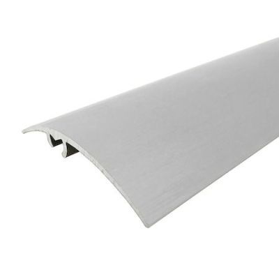 Profil aluminiu de trecere, cu surub ascuns, argintiu, 900 x 50 mm