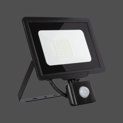 Nv proiector senzor SMD Slim LED 30W CW negru DOB - El58251