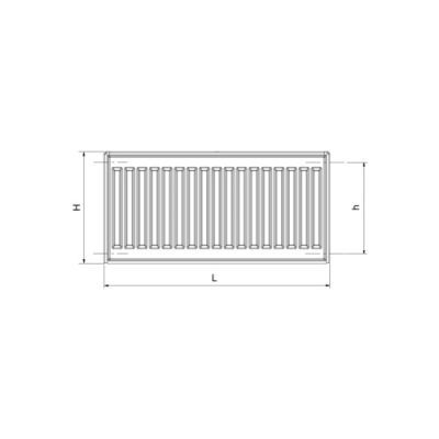 Radiator otel panou Dk22-600/2000 gobe s