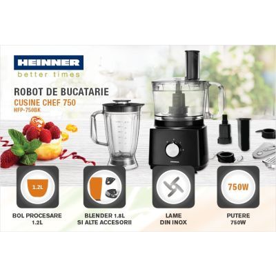 Robot de bucatarie HFP-750BK