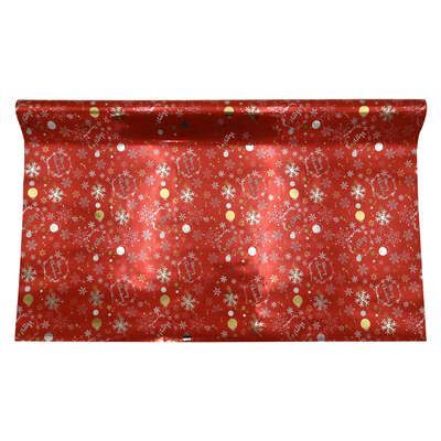 Rola de hartie pentru ambalat cadouri de Craciun 70 x 200 cm 128301c