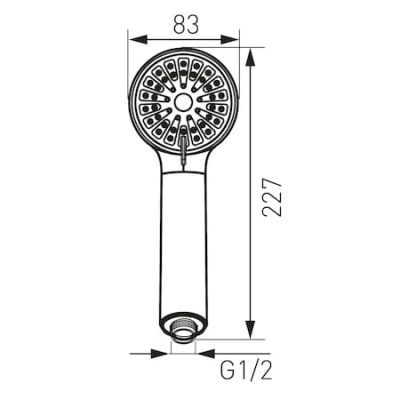 S330 para DUS Cortessa 83mm 3functii