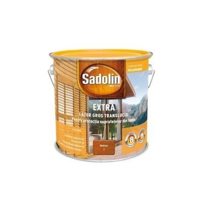 Lac / lazura pentru lemn, Sadolin Extra, mahon inchis, exterior, 3l