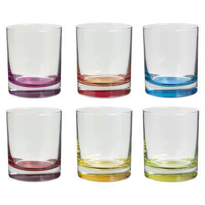 Set 6 pahare Multicolore, 300 ML 154511