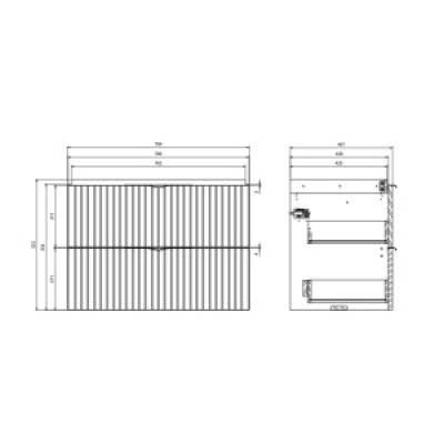 Set C143 Tirso 80 alb mat (dul+lav) S801-547