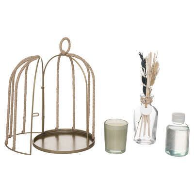 Set cadou colivie Paola lumanare/ parfum/ difuzor 14 x 24 cm 187639b