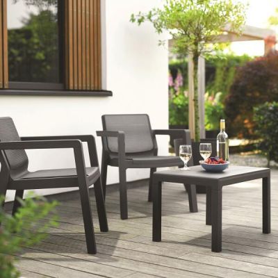 Set mobilier gradina graphite Keter Emily