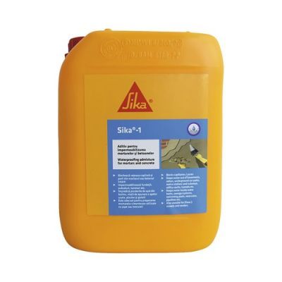 Aditiv impermeabilizant Sika 1 pentru beton și mortar, 5 kg