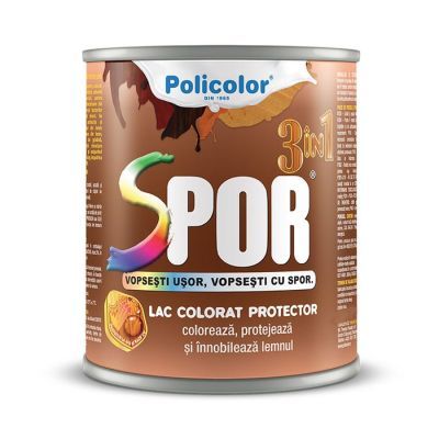 Spor LAC colorat mahon inchis 0.75L 12-100911