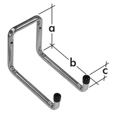 Carlig dublu tip U 120x120x50mm-5823