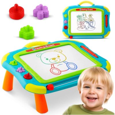 Tabla + masa de desen Ricokids - albastru 772201