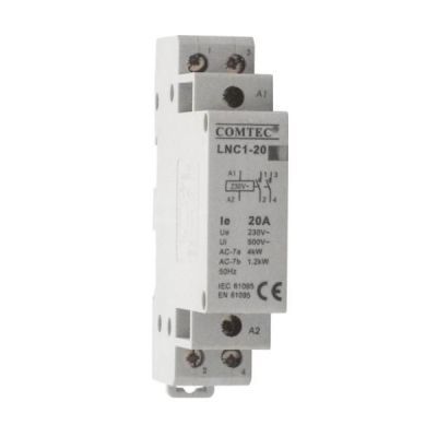 Contactor PE din 2P/20A 1NO+1NC Lnc1-20-mf0003-00762