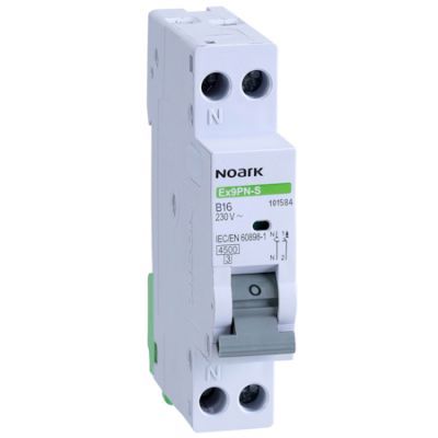 Siguranta automata 1P+N 4.5KA 16A Noark 101584