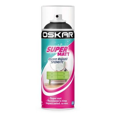 D OSK super Matt negru RAL 9005 400ml