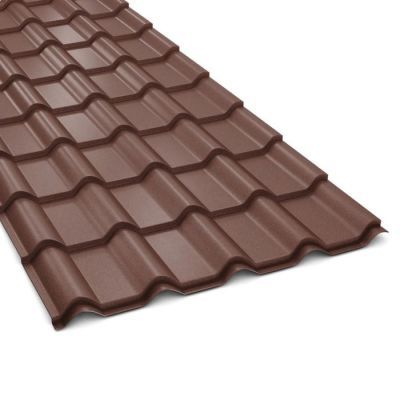 Tigla metalica, Bilka, Balcanic ,35 RAL 8017, maro mat, 0.50mm