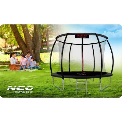 Trambulina de gradina profilata 10ft/312cm cu plasa interioara Neo-Sport Ns-10c231