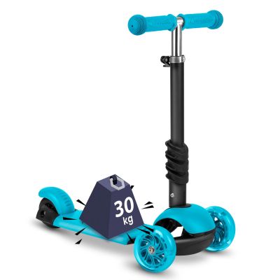 Trotineta cu trei roti Ricokids Buggy - turcoaz 765302