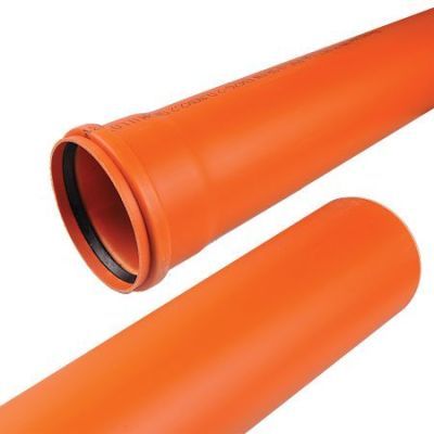 Tub PVC portocaliu 110/2m