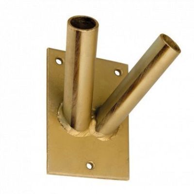 Suport steag pentru perete dublu, 70x110x26 mm