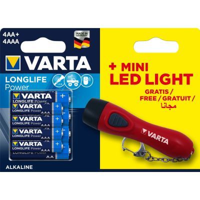 Varta High ENERGY4*AA/AAA+MINI lanterna 92400121812