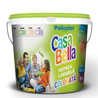 Casabella vopsea lavabila colorata MELON 10l