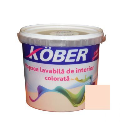 Vopsea lavabila interior, colorata, Kober, caramel V8375,8.5L