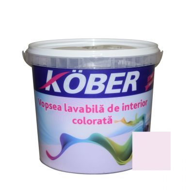 Vopsea lavabila interior, colorata, Kober, lavanda V8380, 4 L