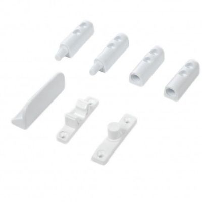 Set accesorii plasa insecte / tantari, plastic, alb