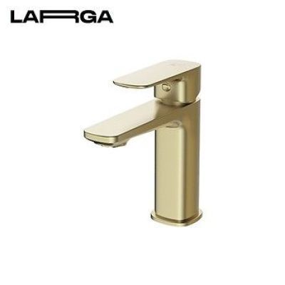 Washbasin Faucet DECK-MOUNT larga 1 Handle Gold MAT S951-389