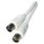 Cablu Antena Coaxial Tata-coaxial Mama Alb 2.5m CX-S-2.5