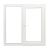 Fereastra PVC 5 Camere Alb 116X116 F+DD 6019510