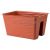 Jardiniera De Balustrada Sahara 40, Terracotta, 38.9x20.8x8 Cm, 13.2 L