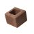 Element Gard Simplu, Petra Robusto 20x20x16 Cm, Maro